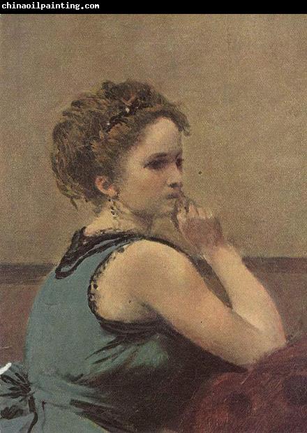 Jean-Baptiste Camille Corot Frau in Blau