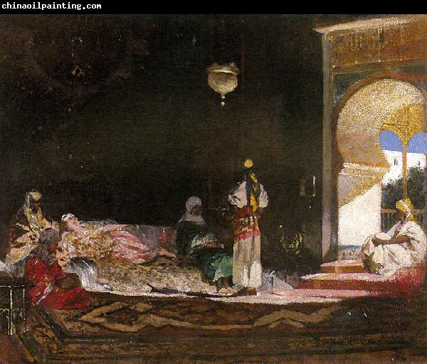 Jean-Joseph Benjamin-Constant Harem Scene