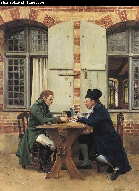 Jean-Louis-Ernest Meissonier The Card Players