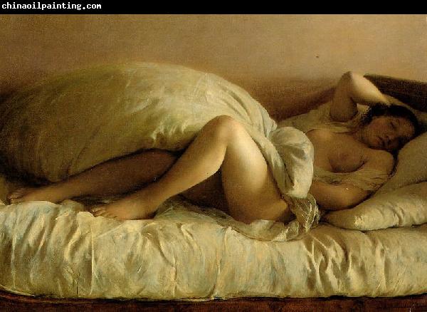 Johann Baptist Reiter Slumbering Woman