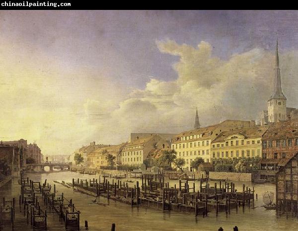 Johann Heinrich Hintze Berlin, Aussicht hinter dem Muhlendamm