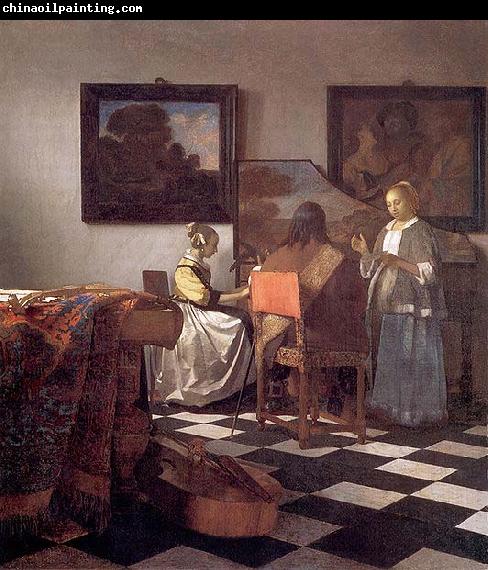 Johannes Vermeer The concert.