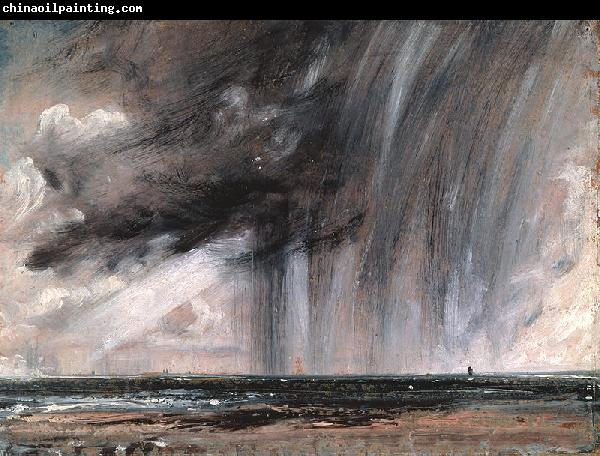 John Constable Seascape Study with Rain Cloud