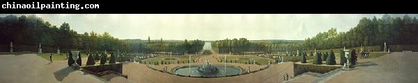 John Vanderlyn Panoramic View of the Palace and Gardens of Versailles