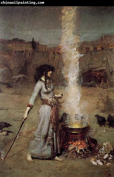 John William Waterhouse Magic Circle