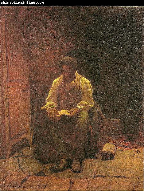 Jonathan Eastman Johnson The Lord is my Shepard