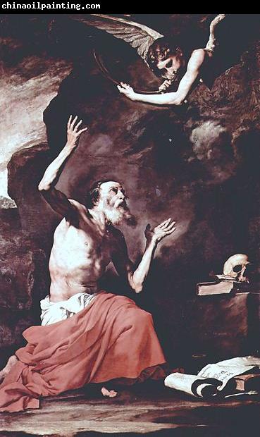 Jose de Ribera San Girolamo e lAngelo del Giudizio