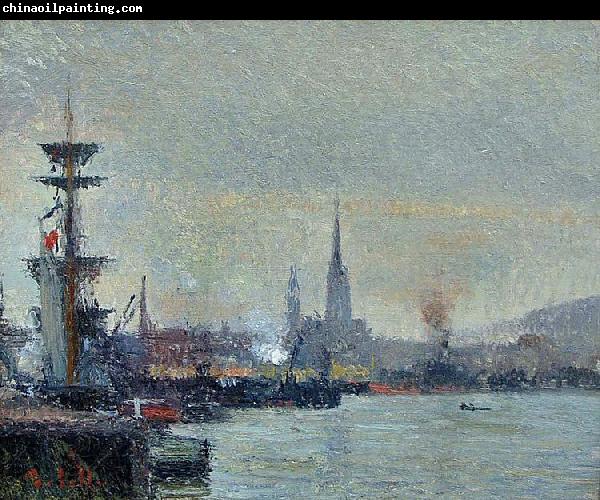 Joseph Delattre Le Port de Rouen