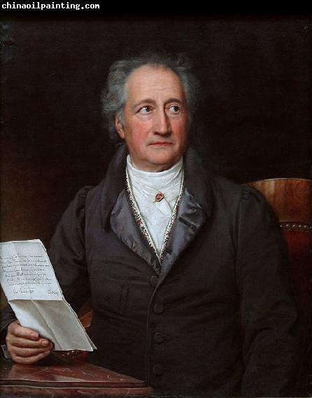 Joseph Karl Stieler Johann Wolfgang von Goethe at age 69