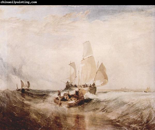 Joseph Mallord William Turner Passagiere gehen an Bord