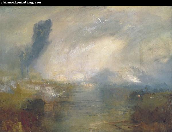 Joseph Mallord William Turner The Thames above Waterloo Bridge