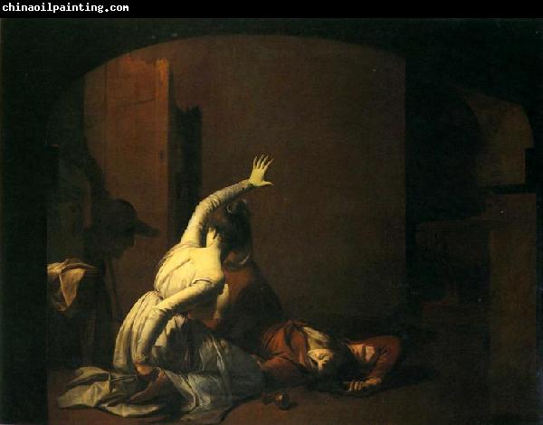 Joseph wright of derby The Tomb Scene