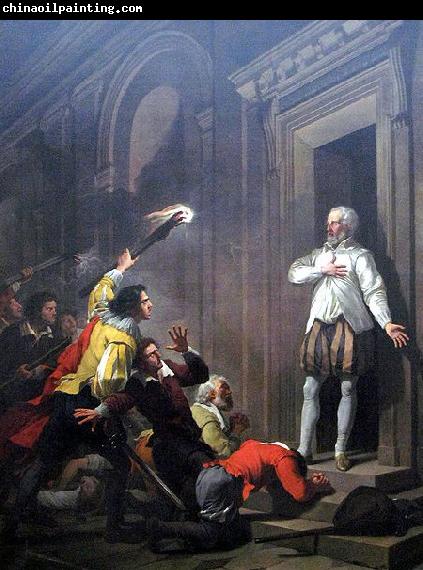 Joseph-Benoit Suvee Admiral de Coligny impressing his murderers