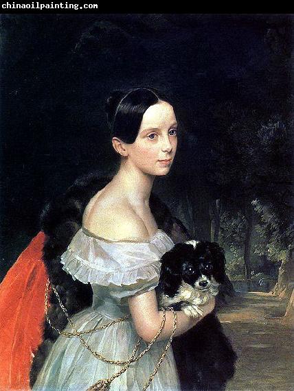 Karl Briullov Portrait of U. M. Smirnova