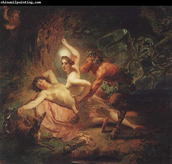 Karl Briullov Endymion and Satyr