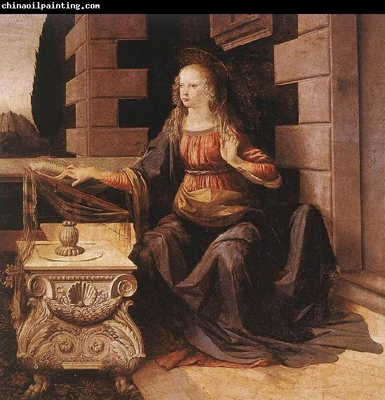 LEONARDO da Vinci The Annunciation