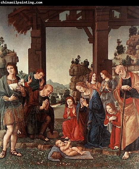 LORENZO DI CREDI The Adoration of the Shepherds