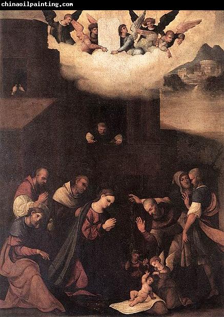 Lodovico Mazzolino The Adoration of the Shepherds