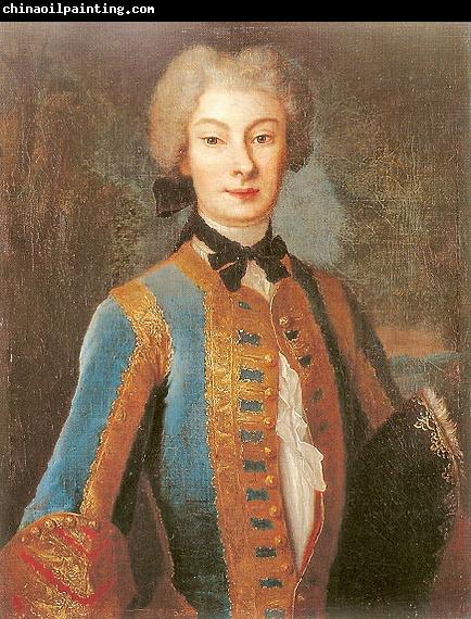 Louis de Silvestre Anna Orzelska in riding habit.