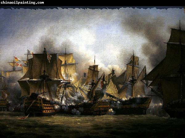 Louis-Philippe Crepin The Redoutable at the battle of Trafalgar