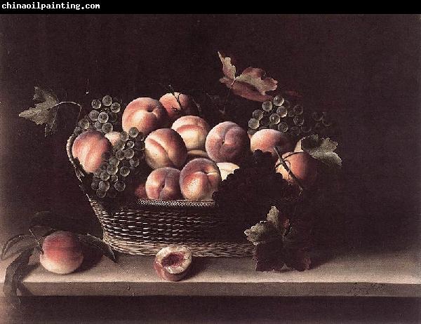 Louise Moillon Basket with Peaches and Grapes