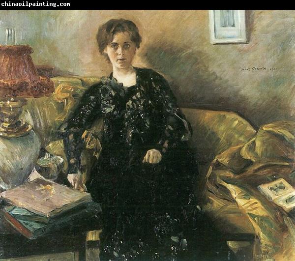 Lovis Corinth Portrait Frau Korfiz Holm