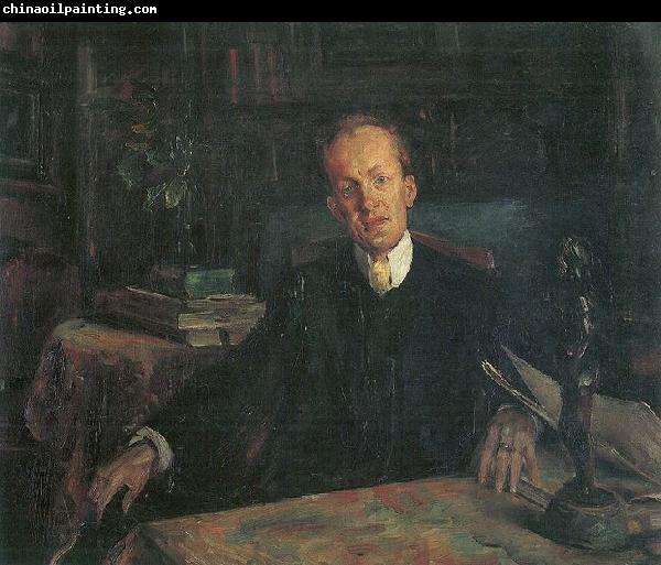 Lovis Corinth Portrait of Gerhart Hauptmann