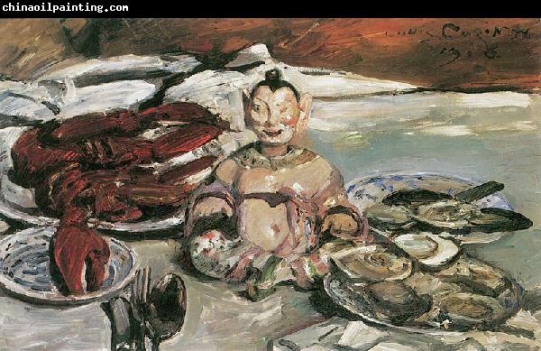 Lovis Corinth Stillleben mit Pagode