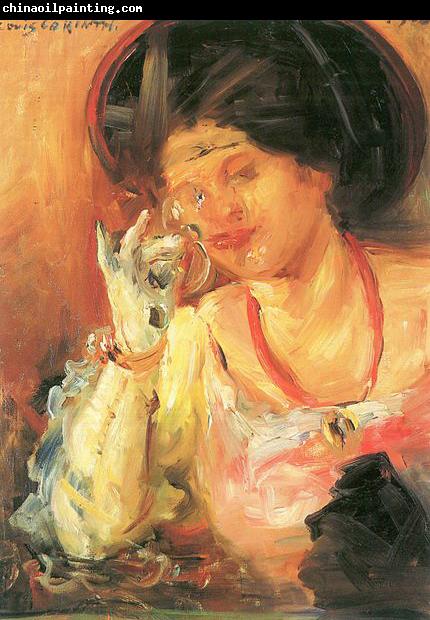 Lovis Corinth Dame mit Weinglas