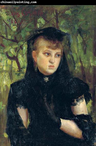 Lovis Corinth Portrat Frau Behn