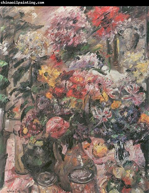 Lovis Corinth Stillleben mit Chrysanthemen und Amaryllis