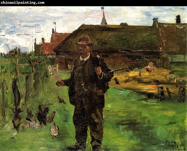 Lovis Corinth Portrat des Malers Paul Baum in Sluis