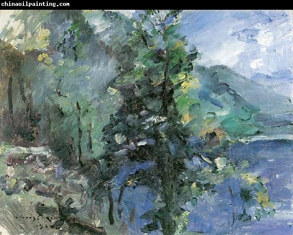 Lovis Corinth Walchensee mit Abhang des Jochberges