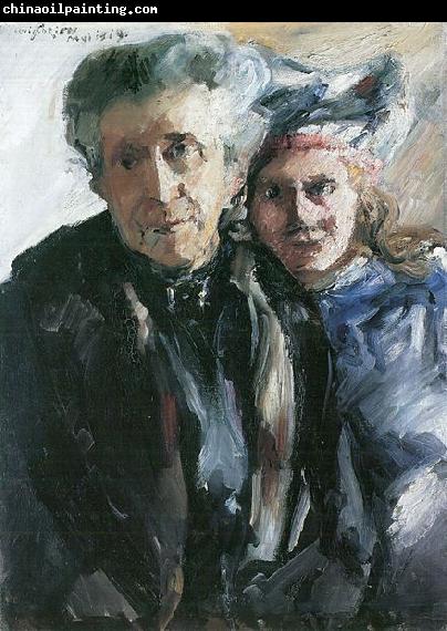 Lovis Corinth Grobmutter und Enkelin