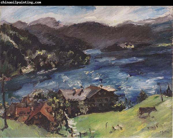 Lovis Corinth Landscape with cattle