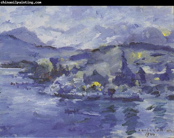 Lovis Corinth Lake Lucerne in the afternoon