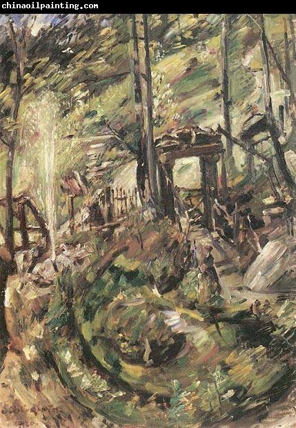 Lovis Corinth Walchensee, Springbrunnen