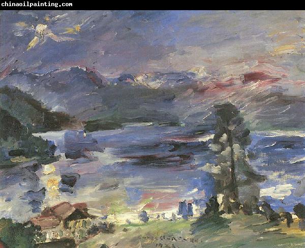 Lovis Corinth Walchensee, aufgehender Mond