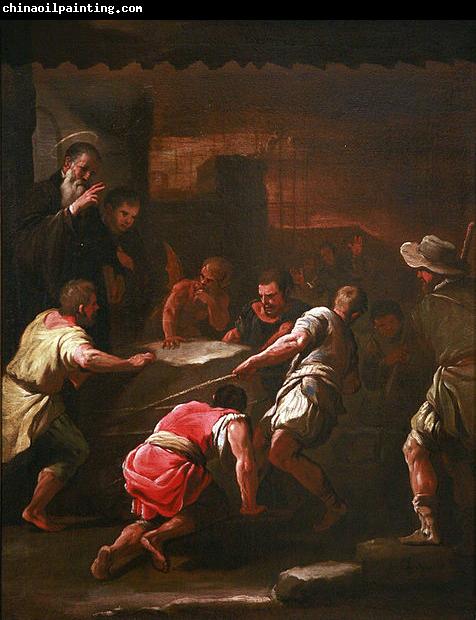 Luca Giordano A miracle by Saint Benedict