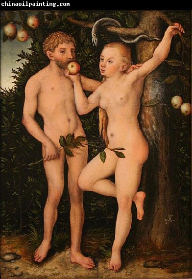 Lucas  Cranach Adam and Eve
