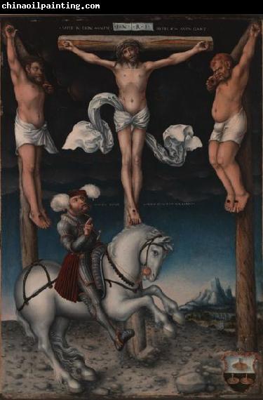 Lucas Cranach The Crucifixion with the Converted Centurion.