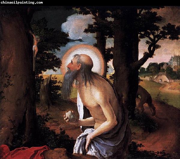 Lucas van Leyden St Jerome Penitent