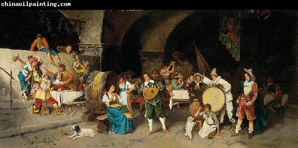 Luis Riccardo Falero Day in a tavern