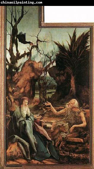 Matthias Grunewald Sts Paul and Anthony in the Desert