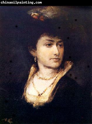 Maurycy Gottlieb Portrait of Artist's Sister - Anna.