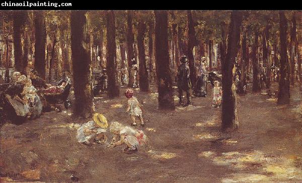 Max Liebermann Kinderspielplatz im Tiergarten zu Berlin