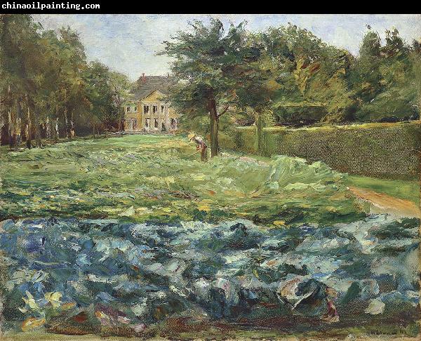 Max Liebermann Kohlfeld im Wannseegarten nach Westen