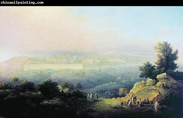 Maxim Nikiforovich Vorobiev View of Jerusalem