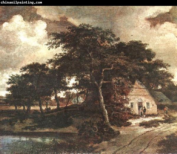 Meindert Hobbema Landscape with a Hut