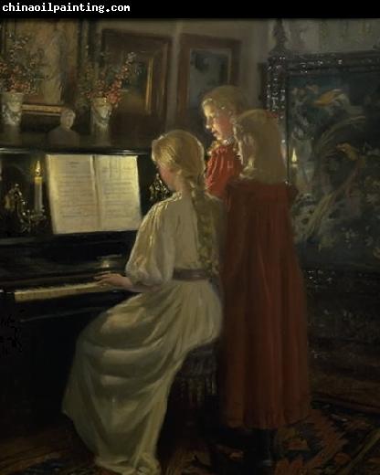 Michael Ancher Children Singing